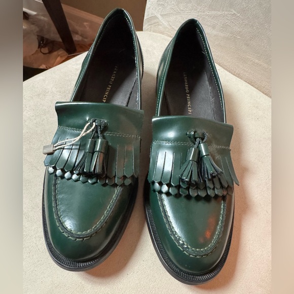 Leonardo Principi Tassel Leather Loafers - Picture 3 of 6